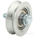 white galvanized farm gate wheels